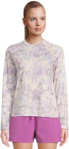 Columbia женская футболка Super Tidal с длинным рукавом, Lavender Pearl Seamoss