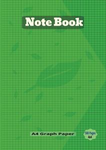 Green A4 Graph Paper Notebook | 500 Pages | Large 8.27 x 11.69 inch | Quad Ruled 4x4 Graphing Composition Book for Students, Engineers, Artists & Math Work (Independently published)