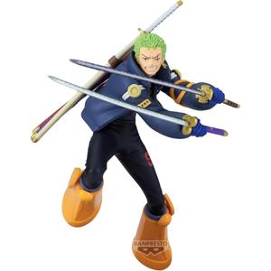 Фигурка glasses factory brc one piece, остров яичной головы zoro, бонусные подарки 16см BANPRESTO