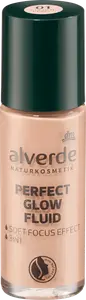 Хайлайтер alverde NATURKOSMETIK Highlighter Perfect Glow Fluid 01 Golden Pearl, 29 ml