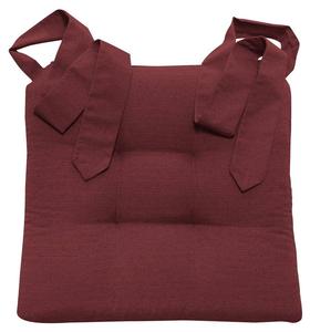 Подушка для стула Bonvionn Jule mit Schleifenband, красный