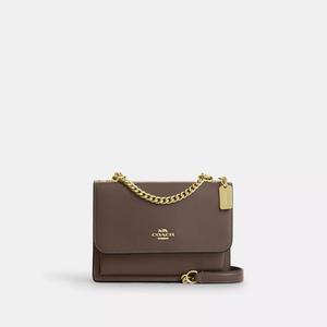 Миниатюрная сумка через плечо Coach Outlet Klare, золотой