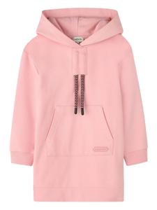 Платье с капюшоном и карманами-мешочками Lanvin Enfant, розовый