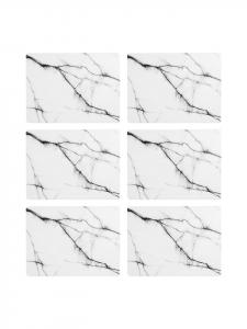 Butlers Набор из 6 белых салфеток под тарелки в стиле «Ретро-вейв»