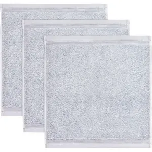 Полотенце Superwuschel с бордюром, комплект полотенец, 100% премиальный хлопок, мягкое Möve, серебряный