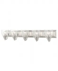 Настенный светильник Birmingham 5 Lights Vanity Sconce Livex, матовый никель