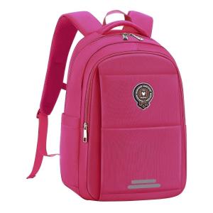 Disney Классический полиэстеровый рюкзак унисекс павлиний синий и розово-красный, [British Style]Rose Red