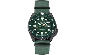 SEIKO Часы 5 Collection Mechanical Movement Watch Men's Watch Green Dial, Green Dial