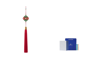 Подвеска Gratia унисекс Swarovski, camellia embossed box