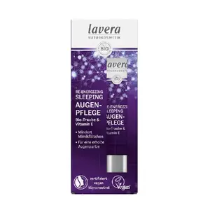 Восстанавливающий контур глаз Re-Energizing Sleeping Eye Cream Lavera, 15 ml