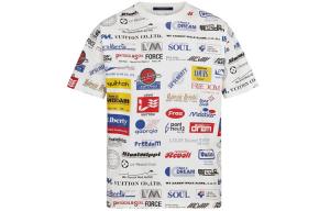 Новые квартальные продукты LV футболка мужская белая Louis Vuitton, белый