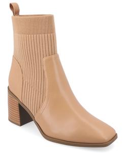 Женские ботинки Harlowe Tru Comfort из пеноматериала «Челси» из трикотажа и искусственной кожи Journee Collection