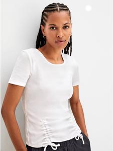 Рубашка в рубчик белого цвета WITT WEIDEN