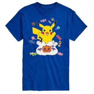 Мужская футболка с рисунком Pokemon Gotta Eat Em All Licensed Character, синий