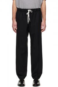 Брюки на шнуровке Mm6 Maison Margiela, черный