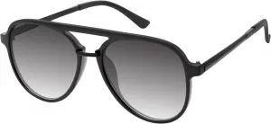 Женские солнцезащитные очки-авиаторы Jessica Simpson J5596 Classic Metal с защитой от УФ-излучения UV400, Black