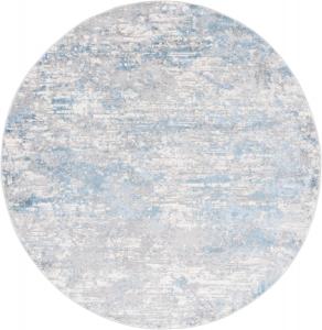 Ковер SAFAVIEH, 201 x 201 см, Lagoon Collection Ivory/Blue LGN570M современный абстрактный без ворса для столовой, прихожей, гостиной, спальни