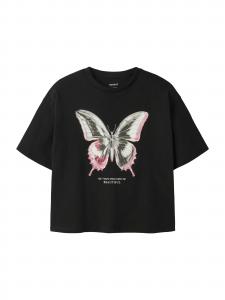 NAME IT Футболка 'NKFDONELA' в черном цвете