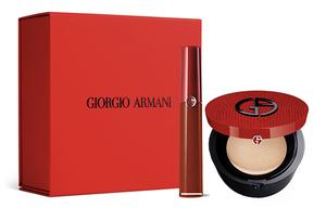 GIORGIO ARMANI AMANI Redtube Lip Love Imperfection Box набор косметики Velour Matte Mist Complexion комплект из двух предметов