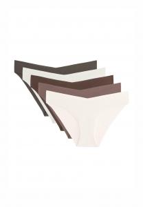 Брифы OYSHO 5 PACK INVISIBLE V-CUT CLASSIC, Mottled Brown