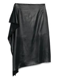 Юбка асимметричного кроя Niccolò Pasqualetti, черный