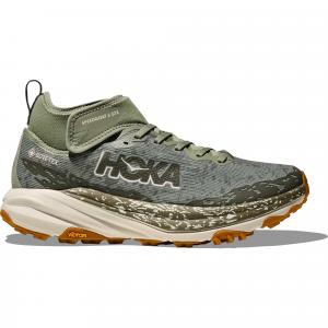 Мужские кроссовки для бега по пересеченной местности Speedgoat 6 Mid GORE-TEX HOKA, Sea Moss/Oat Milk