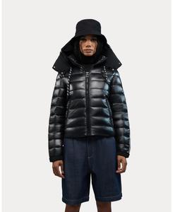 Женская легкая пуховая куртка Rousset с контрастной отделкой Alpenhaus, Black