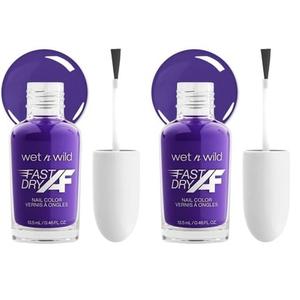 Wet N Wild Быстросохнущий лак для ногтей Цвет Фиолетовый Married In Royal Wet 'N' Wild