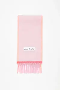 Шерстяной мохеровый шарф - Узкий Acne Studios, Pink