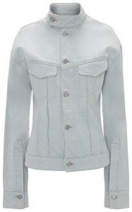 Скульптурная джинсовая куртка Victoria Beckham цвета «Светло-синий»
