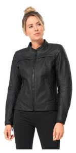 Женская кожаная куртка L-2201 Fastway, черный