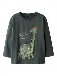 NAME IT Лонгслив 'NMMTAMIR' в цвете Basalt Grey