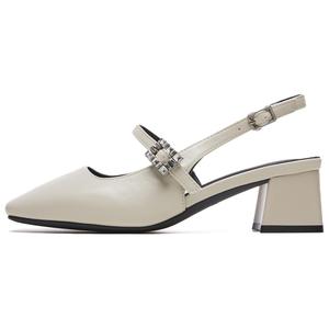 Женские туфли на высоком каблуке ZGR, бежевый