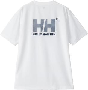 Футболка с коротким рукавом HELLY HANSEN (Helly Hansen), HH62409, унисекс, для взрослых, быстросохнущая, эластичная, гладкая ткань, футболка с логотипом HH Wave, белый