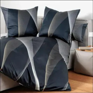 Постельное белье Milano 135x200+80x80 см 45115-02 темно-синего цвета Original Janine