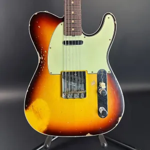 Fender Custom Shop Time Machine '60 Tele Custom Heavy Relic, ультравыцветший старинный шоколадный, 3-цветный солнцезащитный градиент, с футляром