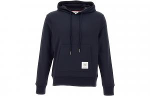 Футболка с цветочной вышивкой THOM BROWNE, синяя