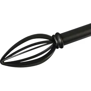 Концевая деталь для карнизов Cast для карнизов Ø 20 мм Liedeco, антрацит