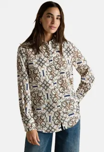 Блузка claudia boyfriend стандартного кроя на пуговицах Joules, Cream