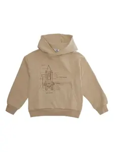 Толстовка с капюшоном в виде космического челнока Il Gufo, нейтральный