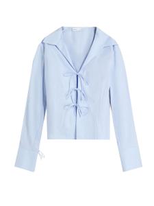 Блуза Bershka, небесно-голубой