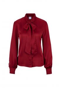 Атласная блузка с бантом Madeleine, красный