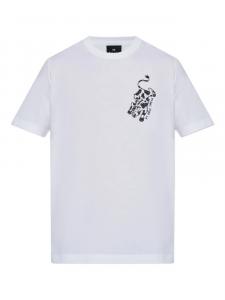 Футболка с графическим принтом PS Paul Smith, белый