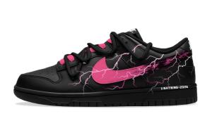 Nike Кроссовки Dunk Cyber Lightning Low Top для скейтбординга мужские розовые черные