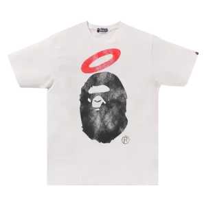 Футболка BAPE x Union Pigment Dyed Ape Head 'White', белый