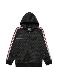 Худи с монограммой Guess Kids, черный