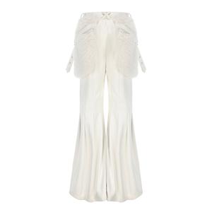 24Ans Женские кожаные брюки, Черный