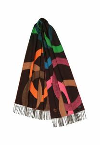 Шарф XL DOTS CASHMINK MADE IN GERMANY FRAAS, синий