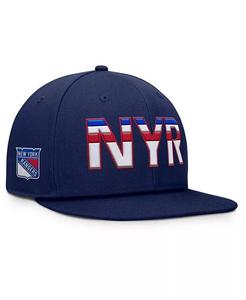 Мужская темно-синяя бейсболка New York Rangers Authentic Pro Rink Snapback Fanatics