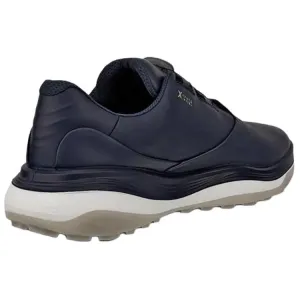 Ecco Golf LT1 Boa Leather Abrasion Resistant Low top Golf Shoes Men's Marine Blue